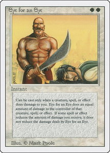 Eye for an Eye - Revised Edition (3ED) #18 - Rare Magic: The Gathering Trading Card