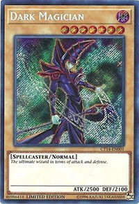 Dark Magician - 2017 Mega-Tins (CT14) #CT14-EN001 - Secret Rare YuGiOh Trading Card