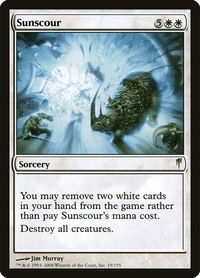 Sunscour - Coldsnap (CSP) #19 - Rare Magic: The Gathering Trading Card