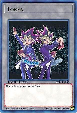 Token: Yugi/Yami (CT14-EN007) - 2017 Mega-Tins YuGiOh trading card