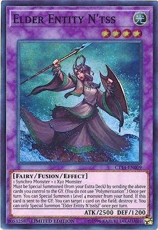 Elder Entity N'tss trading card from 2017 Mega-Tins Elder Entity N'tss - 2017 Mega-Tins YuGiOh trading card