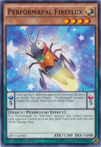 Performapal Fireflux - 2017 Mega-Tins Mega Pack (MP17) #MP17-EN003 - Common / Short Print YuGiOh Trading Card