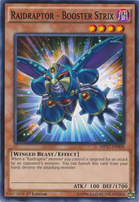 Raidraptor - Booster Strix - 2017 Mega-Tins Mega Pack YuGiOh trading card