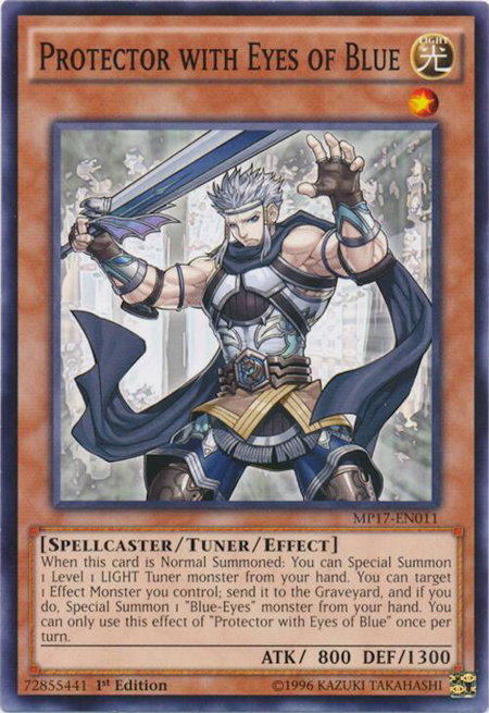 Protector with Eyes of Blue - 2017 Mega-Tins Mega Pack YuGiOh trading card