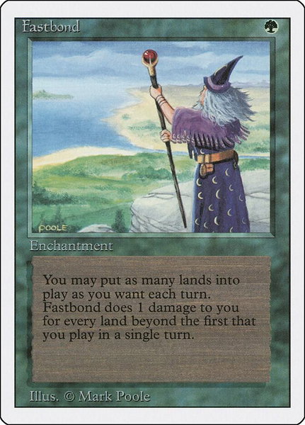 Fastbond - Revised Edition Magic: The Gathering trading card