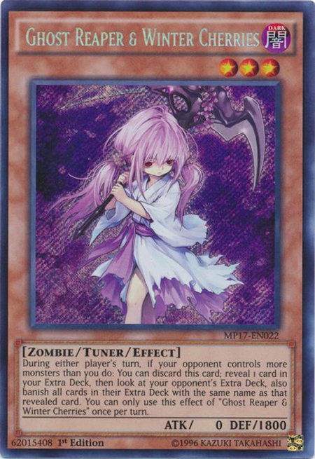 Ghost Reaper & Winter Cherries - 2017 Mega-Tins Mega Pack YuGiOh trading card