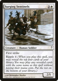 Surging Sentinels - Coldsnap (CSP) #20 - Common Magic: The Gathering Trading Card