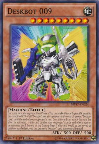 Deskbot 009 - 2017 Mega-Tins Mega Pack (MP17) #MP17-EN024 - Common / Short Print YuGiOh Trading Card