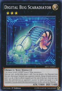 Digital Bug Scaradiator - 2017 Mega-Tins Mega Pack (MP17) #MP17-EN027 - Common / Short Print YuGiOh Trading Card