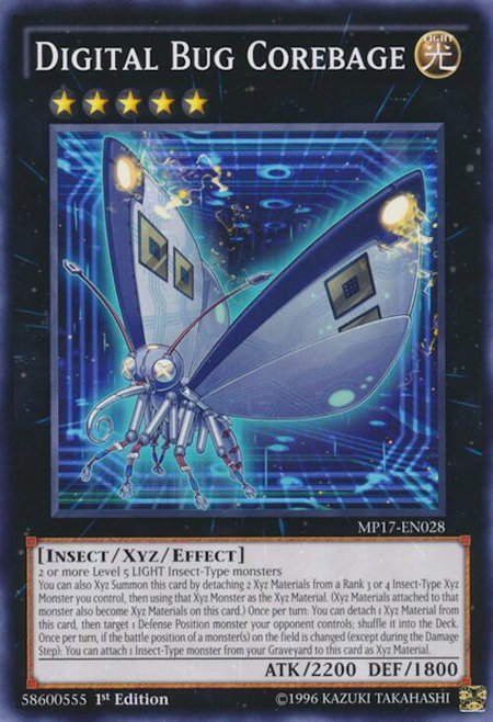 Digital Bug Corebage - 2017 Mega-Tins Mega Pack YuGiOh trading card