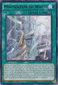 Mausoleum of White - 2017 Mega-Tins Mega Pack (MP17) #MP17-EN030 - Rare YuGiOh Trading Card