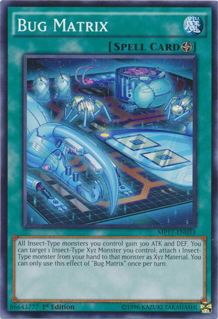 Bug Matrix - 2017 Mega-Tins Mega Pack YuGiOh trading card