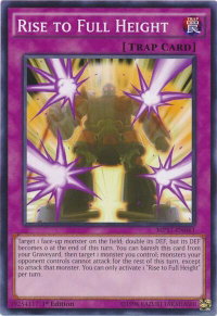 Rise to Full Height - 2017 Mega-Tins Mega Pack (MP17) #MP17-EN043 - Common / Short Print YuGiOh Trading Card