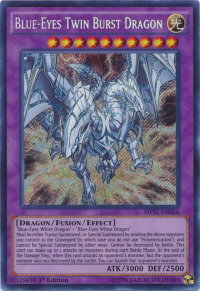 Blue-Eyes Twin Burst Dragon - 2017 Mega-Tins Mega Pack (MP17) #MP17-EN056 - Secret Rare YuGiOh Trading Card