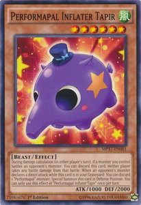 Performapal Inflater Tapir - 2017 Mega-Tins Mega Pack (MP17) #MP17-EN061 - Common / Short Print YuGiOh Trading Card
