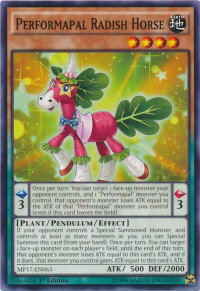 Performapal Radish Horse - 2017 Mega-Tins Mega Pack (MP17) #MP17-EN063 - Common / Short Print YuGiOh Trading Card