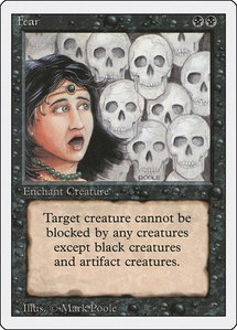 Fear - Revised Edition (3ED) #null - Common Magic: The Gathering Trading Card