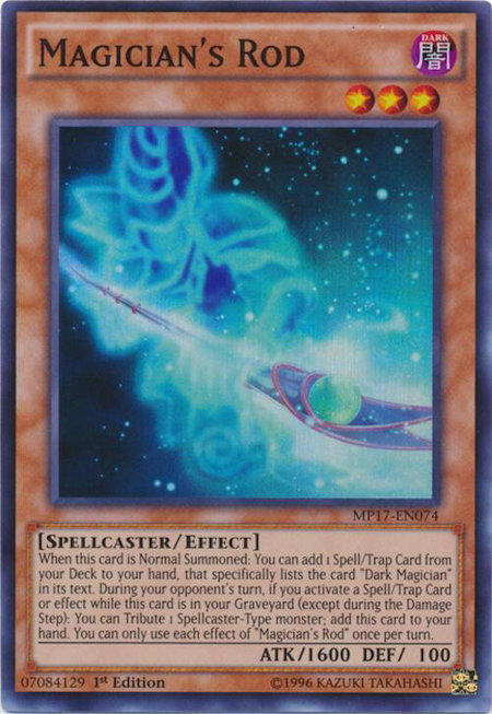 Magician's Rod - 2017 Mega-Tins Mega Pack YuGiOh trading card