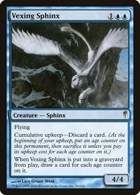 Vexing Sphinx - Coldsnap (CSP) #50 - Rare Magic: The Gathering Trading Card