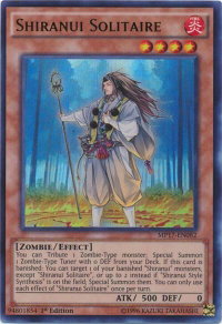 Shiranui Solitaire - 2017 Mega-Tins Mega Pack (MP17) #MP17-EN082 - Ultra Rare YuGiOh Trading Card