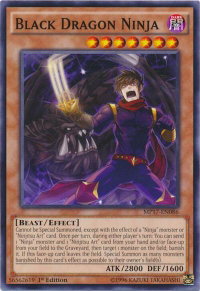 Black Dragon Ninja - 2017 Mega-Tins Mega Pack (MP17) #MP17-EN086 - Common / Short Print YuGiOh Trading Card