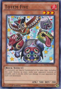 Totem Five - 2017 Mega-Tins Mega Pack (MP17) #MP17-EN088 - Common / Short Print YuGiOh Trading Card