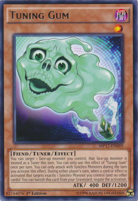 Tuning Gum - 2017 Mega-Tins Mega Pack YuGiOh trading card
