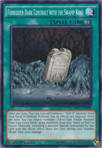 Forbidden Dark Contract with the Swamp King - 2017 Mega-Tins Mega Pack (MP17) #MP17-EN099 - Common / Short Print YuGiOh Trading Card
