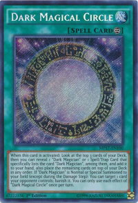 Dark Magical Circle - 2017 Mega-Tins Mega Pack (MP17) #MP17-EN100 - Secret Rare YuGiOh Trading Card