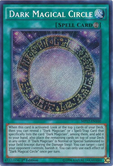 Dark Magical Circle - 2017 Mega-Tins Mega Pack YuGiOh trading card