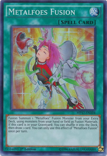 Metalfoes Fusion - 2017 Mega-Tins Mega Pack YuGiOh trading card