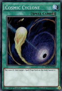 Cosmic Cyclone - 2017 Mega-Tins Mega Pack (MP17) #MP17-EN105 - Secret Rare YuGiOh Trading Card
