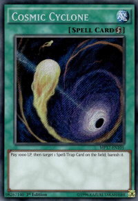 Cosmic Cyclone - 2017 Mega-Tins Mega Pack (MP17) #MP17-EN105 - Secret Rare YuGiOh Trading Card