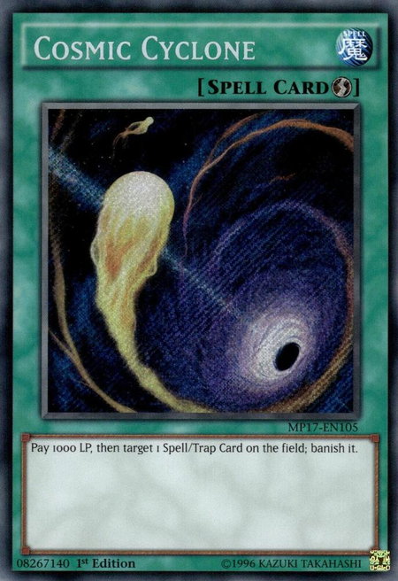 Cosmic Cyclone - 2017 Mega-Tins Mega Pack YuGiOh trading card