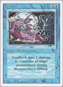 Feedback - Revised Edition (3ED) #58 - Uncommon Magic: The Gathering Trading Card