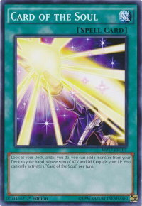 Card of the Soul - 2017 Mega-Tins Mega Pack (MP17) #MP17-EN107 - Common / Short Print YuGiOh Trading Card