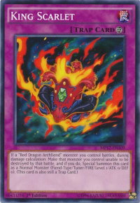 King Scarlet - 2017 Mega-Tins Mega Pack (MP17) #MP17-EN109 - Common / Short Print YuGiOh Trading Card