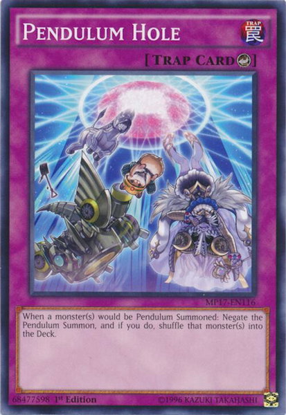 Pendulum Hole - 2017 Mega-Tins Mega Pack YuGiOh trading card