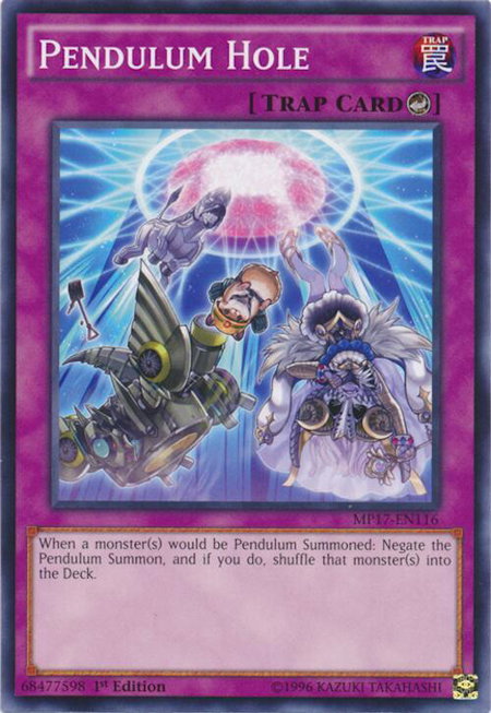 Pendulum Hole - 2017 Mega-Tins Mega Pack YuGiOh trading card
