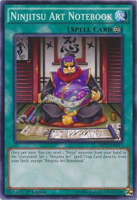 Ninjitsu Art Notebook - 2017 Mega-Tins Mega Pack (MP17) #MP17-EN117 - Common / Short Print YuGiOh Trading Card