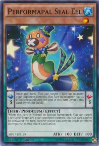 Performapal Seal Eel - 2017 Mega-Tins Mega Pack (MP17) #MP17-EN129 - Common / Short Print YuGiOh Trading Card
