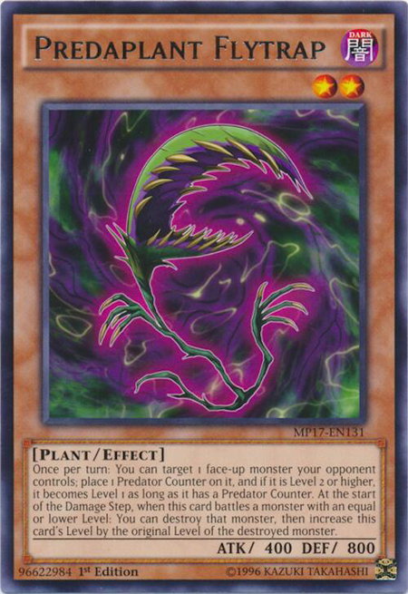 Predaplant Flytrap - 2017 Mega-Tins Mega Pack YuGiOh trading card