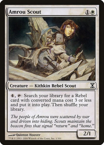 Amrou Scout - Time Spiral Magic: The Gathering trading card