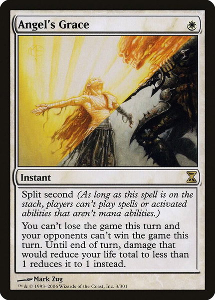 Angel's Grace - Time Spiral Magic: The Gathering trading card
