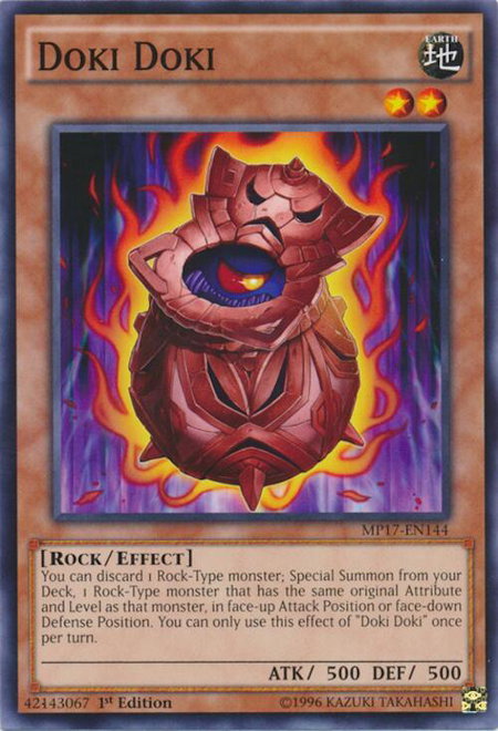 Doki Doki - 2017 Mega-Tins Mega Pack YuGiOh trading card