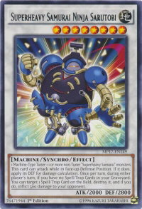 Superheavy Samurai Ninja Sarutobi - 2017 Mega-Tins Mega Pack (MP17) #MP17-EN149 - Rare YuGiOh Trading Card