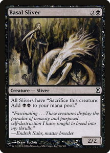 Basal Sliver - Time Spiral (TSP) #96 - Common Magic: The Gathering Trading Card