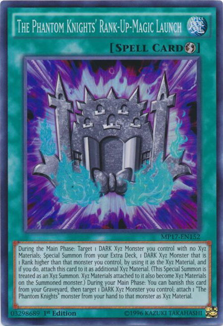 The Phantom Knights' Rank-Up-Magic Launch - 2017 Mega-Tins Mega Pack YuGiOh trading card