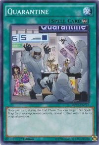 Quarantine - 2017 Mega-Tins Mega Pack (MP17) #MP17-EN157 - Common / Short Print YuGiOh Trading Card