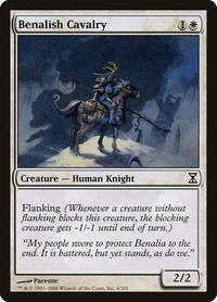 Benalish Cavalry - Time Spiral (TSP) #4 - Common Magic: The Gathering Trading Card